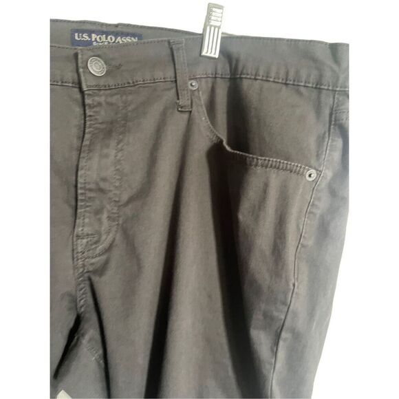U.S. Polo ASSN Activate Stretch Men's Gray Slim Straight Fit Jeans Size 38 - Picture 9 of 14